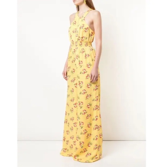 Jill Jill Stuart Womens Floral Halter Zip Front Jumpsuit SZ6 - Picture 2 of 10